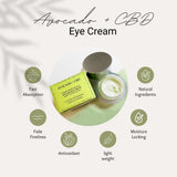 Avocado + CBD 8-Hour Moisture Fill Eye Cream 20ml