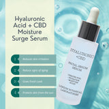 CBD + Hyaluronic face Set (Moisturiser + Serum)