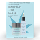 CBD + Hyaluronic face Set (Moisturiser + Serum)