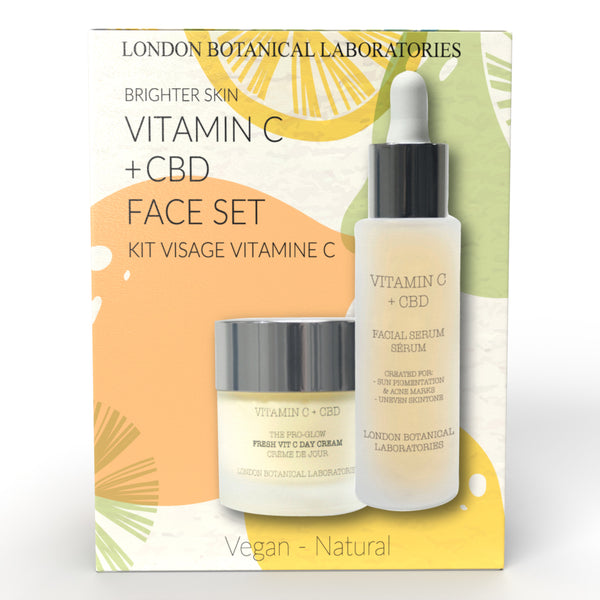 CBD + VITAMIN C FACE SET