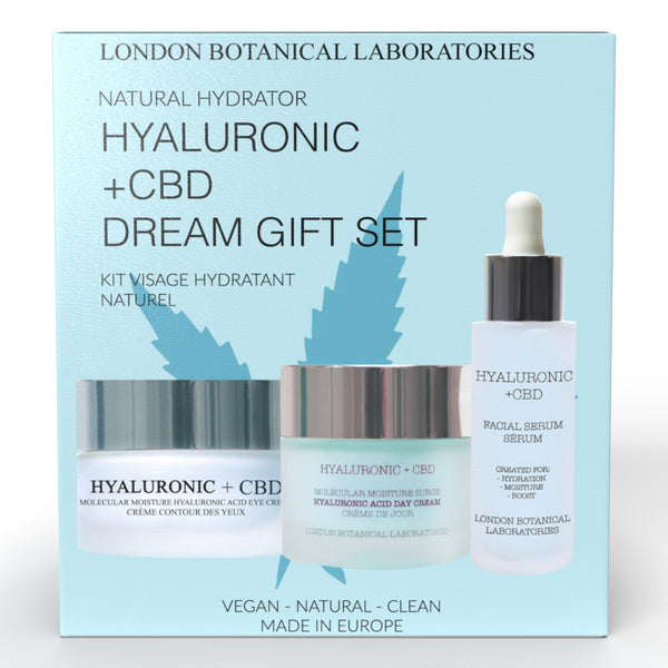 Hyaluronic + CBD Dream Gift Set ( Serum + Moisturiser + Eye )